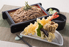 せいろ＆海老と野菜の天ぷらセット